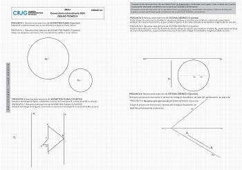 Examen de Dibujo Técnico II (ABAU de 2024)