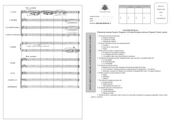 Examen de Análisis Musical (PAU de 2014)