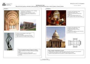 Examen de Historia del Arte (PAU de 2010)