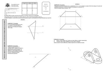 Examen de Dibujo Técnico II (EBAU de 2017)