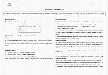 Examen de Tecnología e Ingeniería (EBAU de 2025)