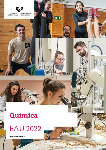 Química EAU 2022 wwwehueus UNIBERTSITATERA SARTZEKO EBALUAZIOA 2022ko OHIKOA KIMIKA EVALUACIÓN PARA EL ACCESO A LA UNIVERSIDAD ORDINARIA 2022 QUÍMICA Proposatutako hamar ariketa hauetako BOSTi erantzun behar diezu Ez ahaztu azterketaorrialde guztietan kodea jartzea Ez erantzun ezer inprimaki honetan  Proba idatzi honek 10 ariketa ditu  Ariketak hiru multzotan banatuta daude A Multzoa 25 puntuko 4 buruketa ditu 2ri erantzun behar diezu B Multzoa 2 puntuko 2 galdera ditu 1i erantzun behar diozu C…