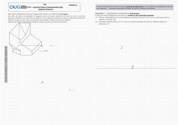 Examen de Dibujo Técnico II (ABAU de 2025)