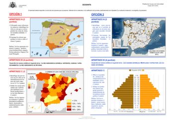 Examen de Geografía (PAU de 2014)