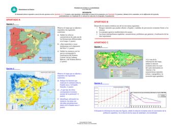 Examen de Geografía (selectividad de 2007)