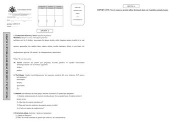 PEGUE AQUÍ LA CABECERA ANTES DE ENTREGAR EL EXAMEN Firma Firma Firma Pruebas de evaluación de Bachillerato para el acceso a la Universidad EBAU Curso 20182019 CONVOCATORIA      Mes Curso SEDE    Número Localidad MATERIA GRIEGO II OPCIÓN  CALIFICACIÓN Inicial REVISIÓN 2 Corrección REVISIÓN 3 Corrección OPCIÓN A ESPACIO RESERVADO PARA LA UNIVERSIDAD 1 Traducción del texto y léxico máximo 6 puntos Resumen Elogios a Ciro como figura paternal                                      Notas No son necesar…