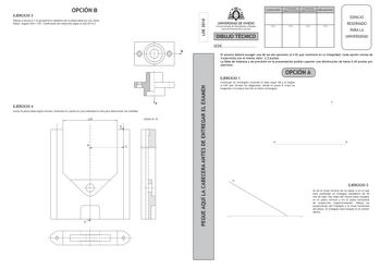 Examen de Dibujo Técnico II (PAU de 2010)