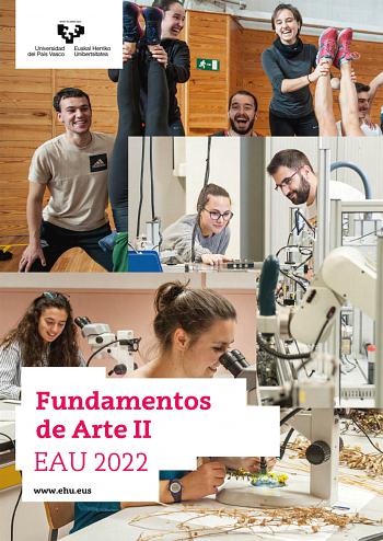 Fundamentos de Arte II EAU 2022 wwwehueus UNIBERTSITATERA SARTZEKO PROBAK 2022ko EZOHIKOA ARTEAREN OINARRIAK PRUEBAS DE ACCESO A LA UNIVERSIDAD EXTRAORDINARIA 2022 FUNDAMENTOS DEL ARTE Proba idatzi honek 3 galdera ditu eta gehienez 90 minutuan egin behar da Lehenengo bi galderetan proposatzen diren bi aukeren artean bat bakarrik 2022 aukeratu behar duzu garatzeko Azkenekoan testu bakarra proposatzen da iruzkintzeko Ez ahaztu azterketako orrialde bakoitzean kodea jartzea Esta prueba escrita se c…