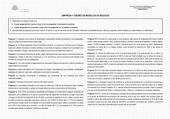 Examen de Empresa y Diseño de Modelos de Negocio (EBAU de 2024)