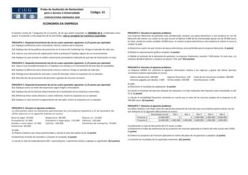 Examen de Economía de la Empresa (ABAU de 2020)
