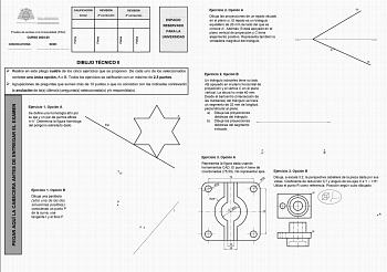 Examen de Dibujo Técnico II (EBAU de 2025)