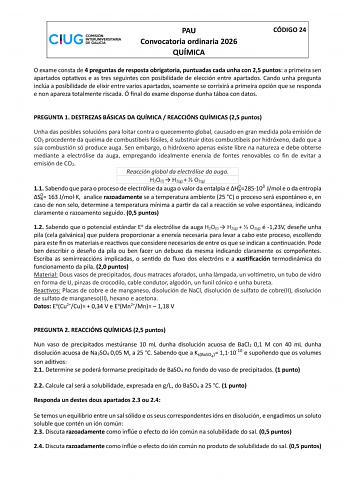 Química – ABAU Galicia (2026)