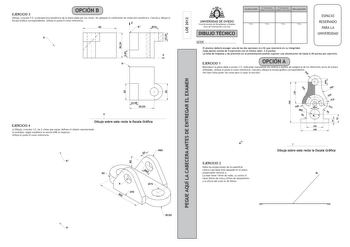 Examen de Dibujo Técnico II (PAU de 2012)