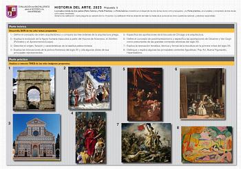 Examen de Historia del Arte (EBAU de 2023)
