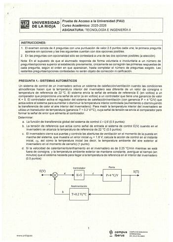 Tecnología e Ingeniería – EBAU La Rioja (2026)