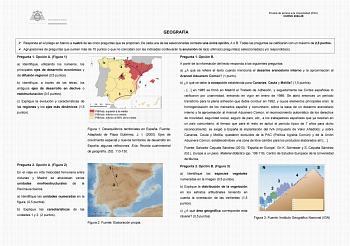 Examen de Geografía (EBAU de 2025)