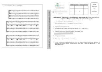 Examen de Análisis Musical (PAU de 2016)