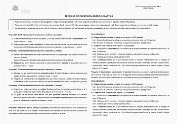 Técnicas de Expresión Gráfico Plástica – EBAU Asturias (2026)