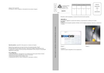 Imagen 2 de la opción B 2 Comenta los valores semánticos y funcionales de esta aceiteravinagrera Ejercicio práctico opción B  Este ejercicio se valorará con 6 puntos Diseño de una etiqueta para una marca de refresco de naranja de nombre Swell El diseño deberá dar una imagen refrescante y alegre para un público principalmente joven La aplicación se realizará a un envase de lata convencional de 330 ml sólo por su cara principal Impresión en cuatricomía Fases obligatorias 1 Análisis del problema y…