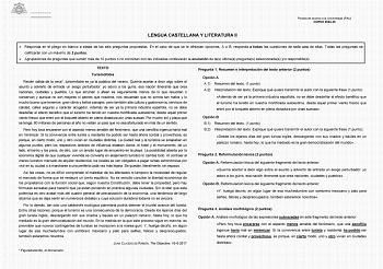 Examen de Lengua Castellana y Literatura (EBAU de 2025)