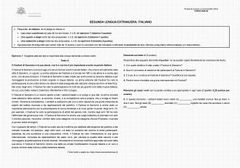 Italiano – EBAU Asturias (2026)