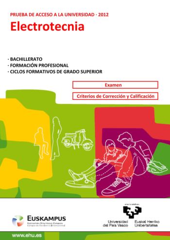 Examen de Electrotecnia (PAU de 2012)