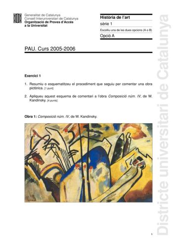 Examen de Historia del Arte (selectividad de 2006)