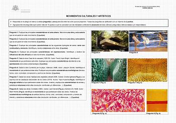 Movimientos Culturales y Artísticos – EBAU Asturias (2026)