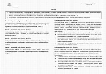 Examen de Diseño (EBAU de 2025)