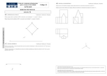 Examen de Dibujo Técnico II (ABAU de 2019)