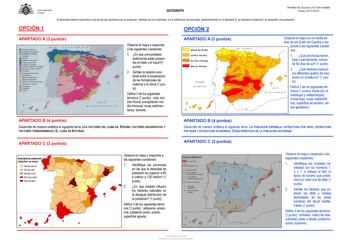 Examen de Geografía (PAU de 2014)