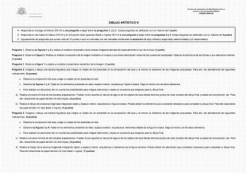 Examen de Dibujo Artístico II (EBAU de 2024)