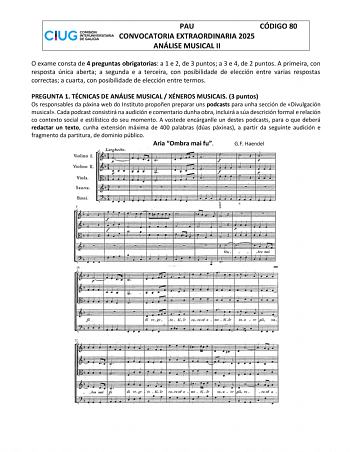 Examen de Análisis Musical (ABAU de 2025)