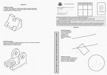 Examen de Dibujo Técnico II (EBAU de 2022)