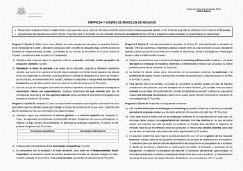 Examen de Empresa y Diseño de Modelos de Negocio (EBAU de 2025)