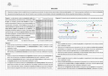 Biología – EBAU Asturias (2026)