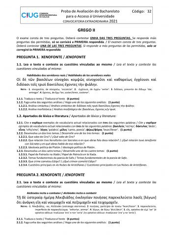 Examen de Griego (ABAU de 2021)