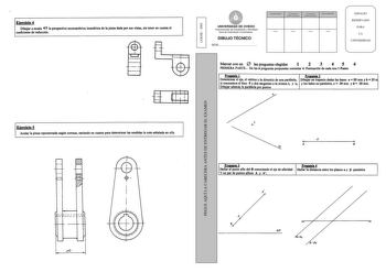 Examen de Dibujo Técnico II (selectividad de 2005)