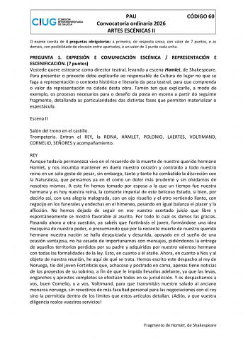 Artes Escénicas – ABAU Galicia (2026)