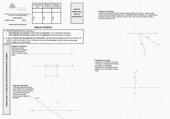 Examen de Dibujo Técnico II (EBAU de 2023)