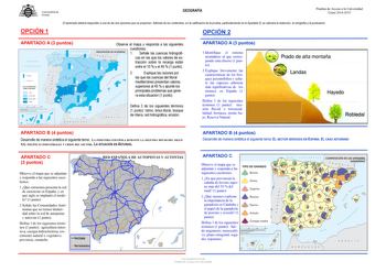 Examen de Geografía (PAU de 2015)