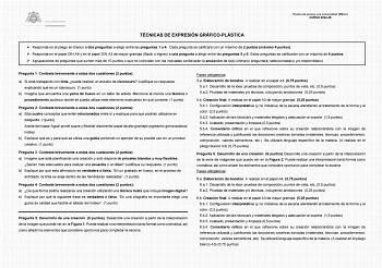 Examen de Técnicas de Expresión Gráfico Plástica (EBAU de 2025)