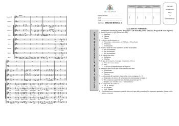 Examen de Análisis Musical (PAU de 2013)