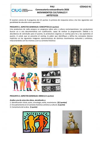 Movimientos Culturales y Artísticos – ABAU Galicia (2026)