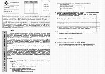 Examen de Francés (EBAU de 2022)