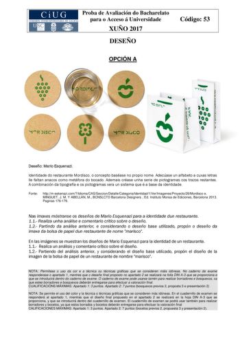 Examen de Diseño (ABAU de 2017)