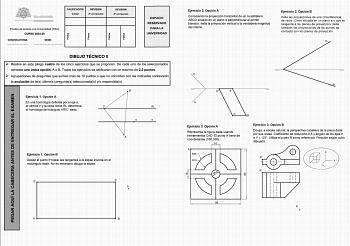 Examen de Dibujo Técnico II (EBAU de 2025)