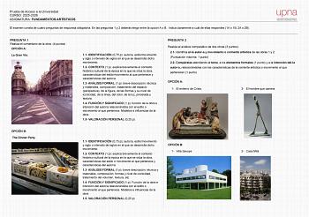 Fundamentos Artísticos – EvAU Navarra (2026)
