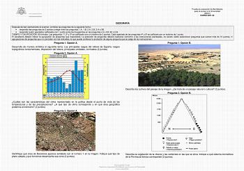 Examen de Geografía (EBAU de 2022)