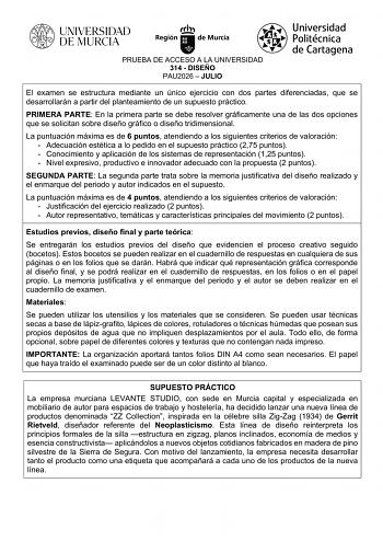 Diseño – EBAU Región de Murcia (2026)
